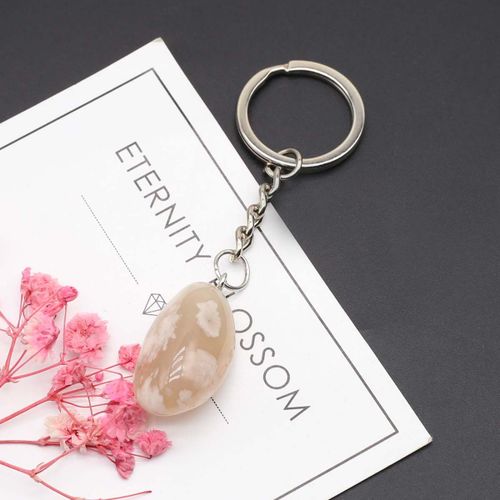 Clé En Pierre Naturelle Pour Hommes Et Femmes, Quartz De Guérison Reiki, Pierre D'agate, Breloques Pmotcharms