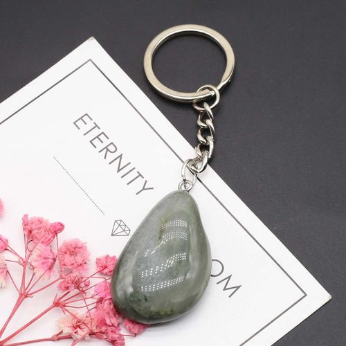 Clé En Pierre Naturelle Pour Hommes Et Femmes, Quartz De Guérison Reiki, Pierre D'agate, Breloques Pmotcharms