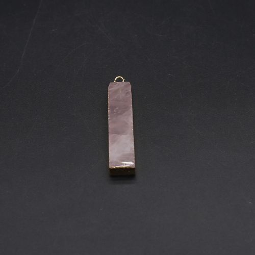 Pendentifs En Cristal Rose Naturel, Connecteurs De Breloques Pour La Fabrication De Bijoux, Accessoires De Bricolage Adaptés Aux Colliers, Bracelets Et Boucles D'oreilles