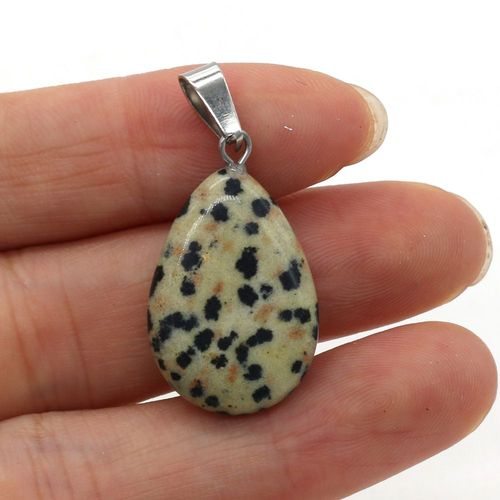 Pendentif En Pierre Naturelle En Forme De Goutte, Pierre Précieuse, Quartz Rose, Agate, Bracelet Fait Main, Collier De Bricolage, Accessoires De Bijoux, 16x28mm