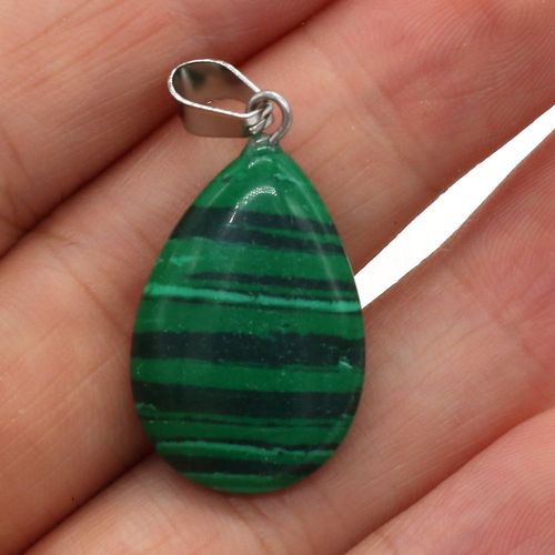 Pendentif En Pierre Naturelle En Forme De Goutte, Pierre Précieuse, Quartz Rose, Agate, Bracelet Fait Main, Collier De Bricolage, Accessoires De Bijoux, 16x28mm