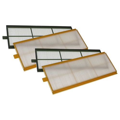 vhbw Lot de filtres compatible avec R+F ComfoAir 450 appareil de ventilation - Filtre à air G4 / F7 (4 pcs), Blanc / Jaune / Vert
