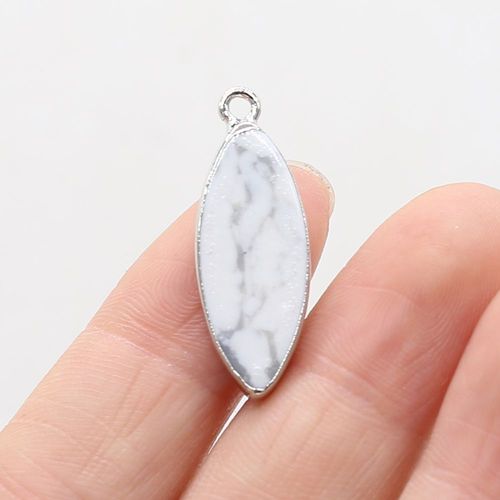 Bijoux En Pierre Naturelle En Forme De Marquise, Quartz Rose, Pendentif ¿Il De Tigre, Artisanat Fait À La Main, Collier, Bracelet, Boucles D'oreilles, Accessoires 10x29mm