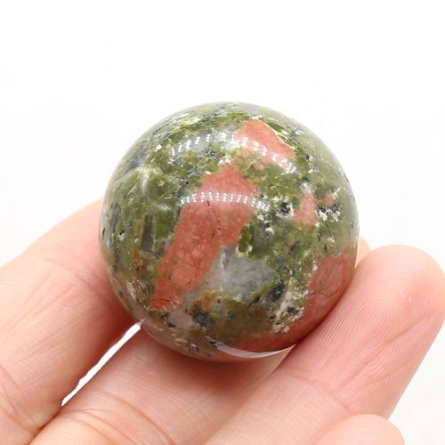 Boule Ronde En Pierre Naturelle, 30x30mm, Quartz Rose, Lapis Lazuli, Opale, Pendentif Lune, Perle Feng Shui, Ornement, Décorations, Cadeau
