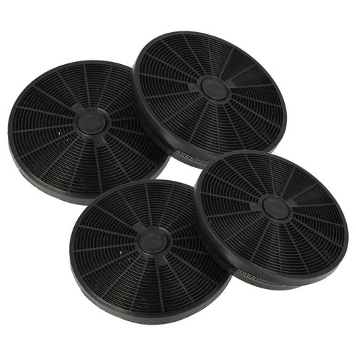 vhbw 4x Filtres à charbon actif compatible avec Tecnowind Eletta BS215912, KLH7016 Lion 60, Eagle, B FK181, CP BASIC 80, Lion hotte aspirante