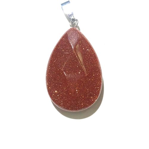 Pierres Précieuses En Pierre Naturelle, Quartz Aventurine, Pendentif Goutte, Artisanat Fait À La Main, Collier, Bracelet, Boucles D'oreilles, Accessoires De Bijoux, Fabrication De Cadeaux