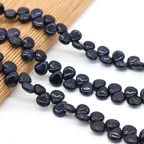 Perles En Pierre D'agates Naturelles, Quartz Rose En Forme De Goutte D'eau, Artisanat Lisse Fait À La Main, Fabrication De Bijoux De Bracelet Diy
