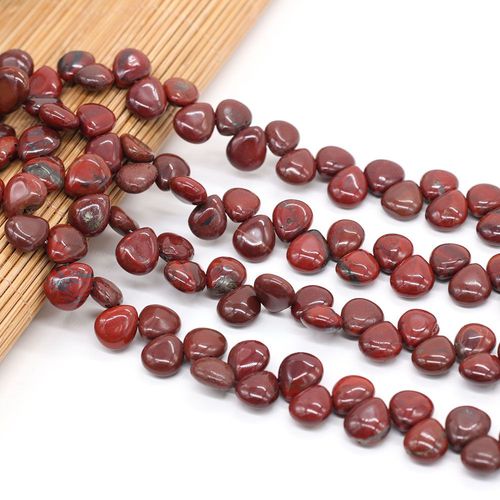 Perles En Pierre D'agates Naturelles, Quartz Rose En Forme De Goutte D'eau, Artisanat Lisse Fait À La Main, Fabrication De Bijoux De Bracelet Diy