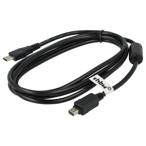 vhbw Câble de données USB-C compatible avec Olympus SP-720UZ, SP-810UZ, SP-720, SP-820UZ, SP-620UZ, SP-800, SP-800UZ, SP-700 appareil photo, 15 cm