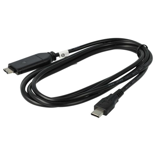 vhbw Câble de données USB-C compatible avec Samsung Digimax ST5000, ST30, ST5500, ST500, ST510, ST60, ST10, ST45, ST50 appareil photo, 150 cm