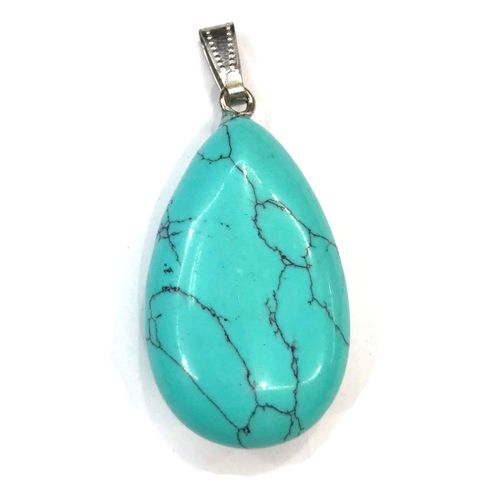 Pendentifs En Pierre Naturelle, Collier En Forme De Goutte D'eau, Agates En Cristal, Fabrication De Bijoux, Bonne Qualité, Taille 24mm X 43mm
