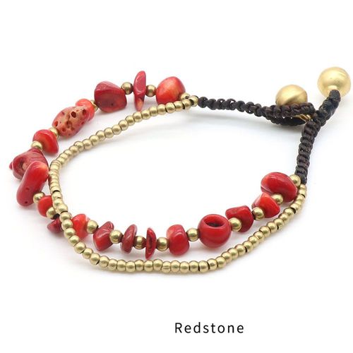 Bracelet En Pierre Semi-Précieuse 18-18.5cm Pour Femme, Bijou Naturel, Améthyste Lapis Lazuli, Avec Clochette Et Perles De Décoration
