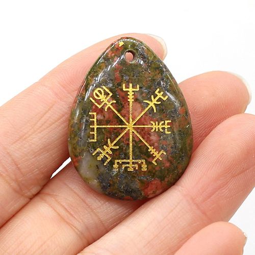 Pendentif De Guérison Reiki En Forme D'oeil De Tigre, En Pierre Naturelle, En Forme De Goutte D'eau, Pour Bricolage, Accessoires De Fabrication De Bijoux, Taille 32x25mm