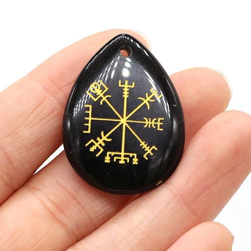 Pendentif De Guérison Reiki En Forme D'oeil De Tigre, En Pierre Naturelle, En Forme De Goutte D'eau, Pour Bricolage, Accessoires De Fabrication De Bijoux, Taille 32x25mm