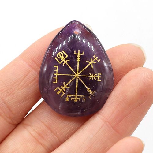 Pendentif De Guérison Reiki En Forme D'oeil De Tigre, En Pierre Naturelle, En Forme De Goutte D'eau, Pour Bricolage, Accessoires De Fabrication De Bijoux, Taille 32x25mm