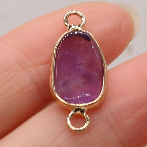 Pendentif En Pierre Naturelle, Cristal Agate, Artisanat Fait À La Main, Bricolage, Breloque Romantique, Collier, Boucles D'oreilles, Accessoires De Bijoux, Fabrication De Cadeaux
