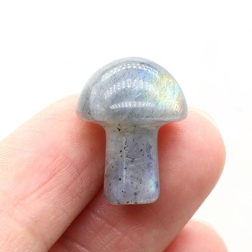Collier En Pierre Naturelle Opale En Forme De Champignon, Pendentif Non Poreux, Perles Artisanales Faites À La Main, Accessoires De Bracelet Et Boucles D'oreilles 15x20mm