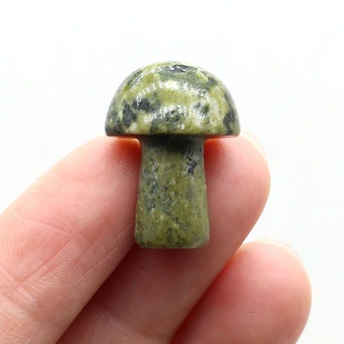 Collier En Pierre Naturelle Opale En Forme De Champignon, Pendentif Non Poreux, Perles Artisanales Faites À La Main, Accessoires De Bracelet Et Boucles D'oreilles 15x20mm