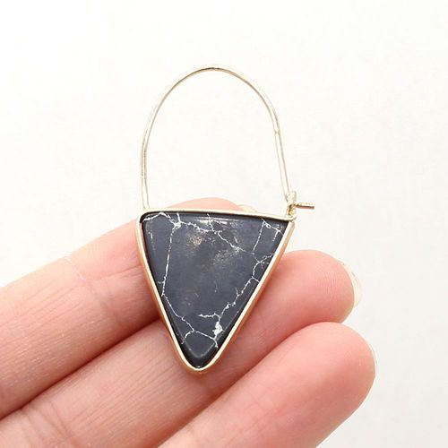Collier En Pierre Naturelle, Triangle, En Pin Blanc, Quartz Rose, Pendentif, Artisanat, Diy, Accessoires De Boucles D'oreilles, 25x45mm