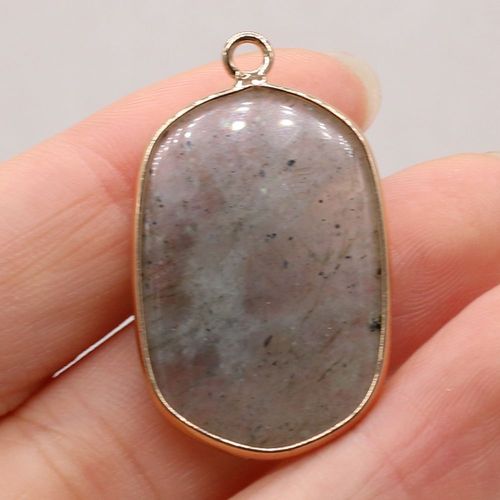 Pendentif En Pierre Naturelle Amazonite, Artisanat Fait À La Main, Bricolage, Breloque Romantique, Collier, Boucles D'oreilles, Accessoires De Bijoux, Fabrication De Cadeaux