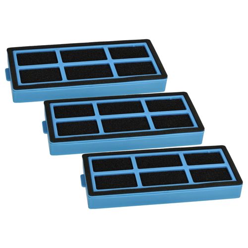 vhbw 3x Filtres compatible avec Proscenic 850T robot aspirateur - bloc filtre