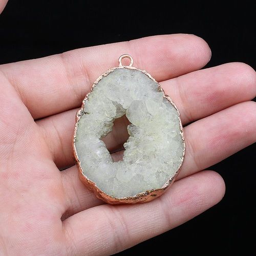Pendentif En Pierre De Quartz En Cristal Naturel, Breloques Irrégulières Pour Bijoux De Bricolage, Collier Exécutif, Bracelet, Vente En Gros