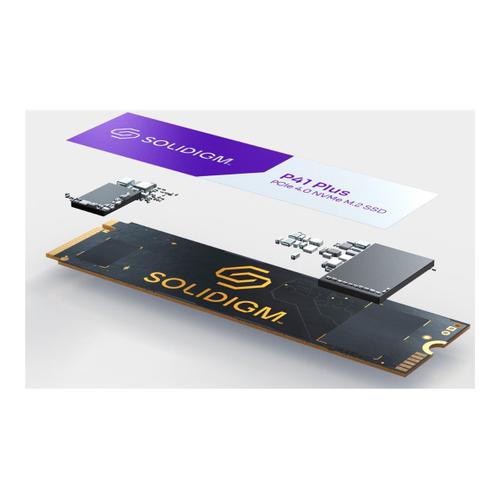 Solidigm P41 Plus Series - SSD - 2 To - interne - M.2 2280 - PCIe 4.0 x4 (NVMe)