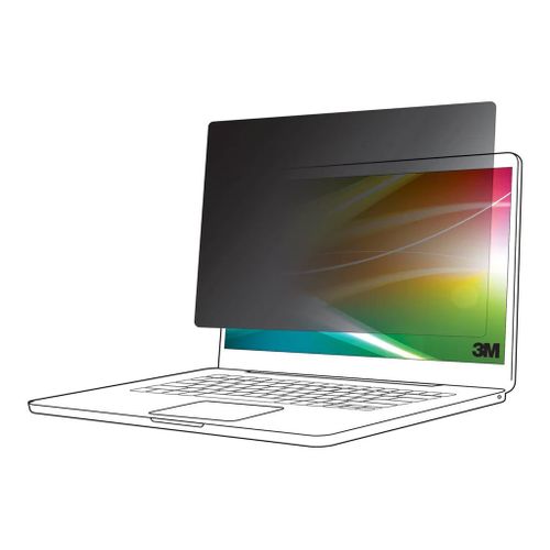 3M Bright Screen Privacy Filter - Filtre de confidentialité pour ordinateur portable - écran lumineux, 3:2 - adhésif - 13.3" - noir - pour HP EliteBook x360 1030 G2 Notebook