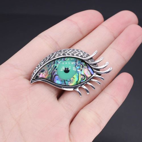 Pendentif ¿Il De Diable En Coquillage Naturel, 50x30mm, Pour La Fabrication De Bijoux, À La Mode
