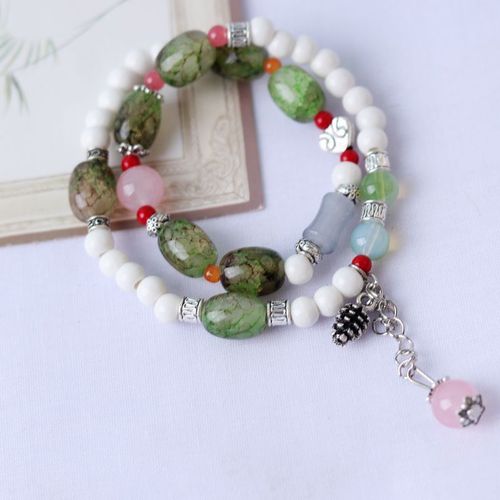 Bracelets De Perles En Céramique Pour Femmes, Accessoires Chakra Bohème, Pour Prière Artistique, Livraison Directe
