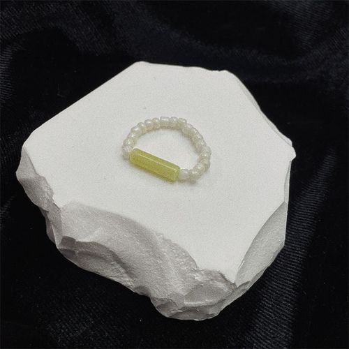 Bagues En Cristal Naturel De Style Chinois Pour Femmes, Anneau En Pierre De Lune, Quartz Rose, Vintage, Bijoux Cadeau