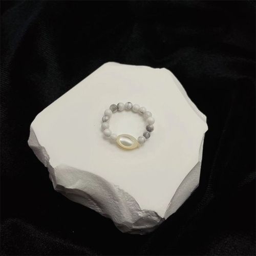Bagues En Cristal Naturel De Style Chinois Pour Femmes, Anneau En Pierre De Lune, Quartz Rose, Vintage, Bijoux Cadeau