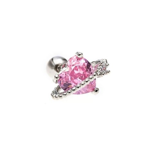 Boucles D'oreilles En Acier Inoxydable Pour Femme Et Fille, Bijoux En Forme De C¿Ur, D'ours, Rose, Violet, Cool, Piercing Cartilage, Nouvelle Collection