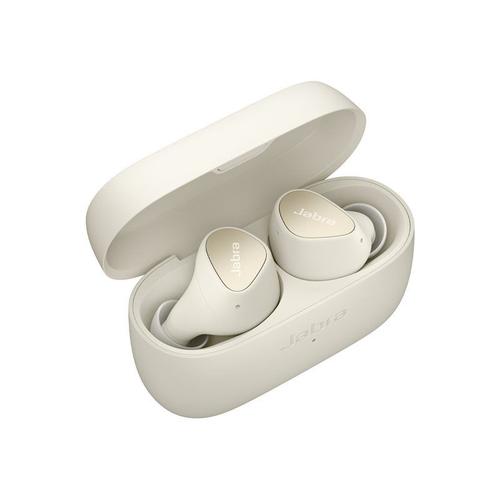 Jabra Elite 3 - Écouteurs sans fil avec micro - intra-auriculaire - Bluetooth - isolation acoustique - beige clair