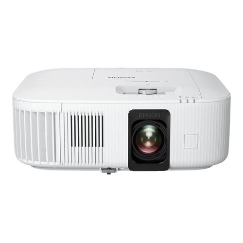 Epson EH-TW6250 - Projecteur 3LCD - 2800 lumens (blanc) - 2800 lumens (couleur) - 3840 x 2160 (3 x 1920 x 1080) - 16:9 - 4K - sans fil 802.11ac - blanc et noir - Android TV