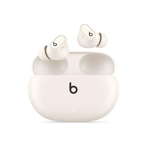 Beats Studio Buds + - Écouteurs sans fil avec micro - intra-auriculaire - Bluetooth - Suppresseur de bruit actif - ivoire