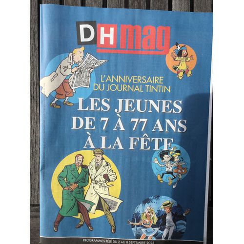 Dhmag 1092 Spécial Anniversaire Journal Tintin Dany Olivier Rameau Histoire De La Chope Lac De Berlare Arnaud Poivre D Arvor Baraki Géorgie