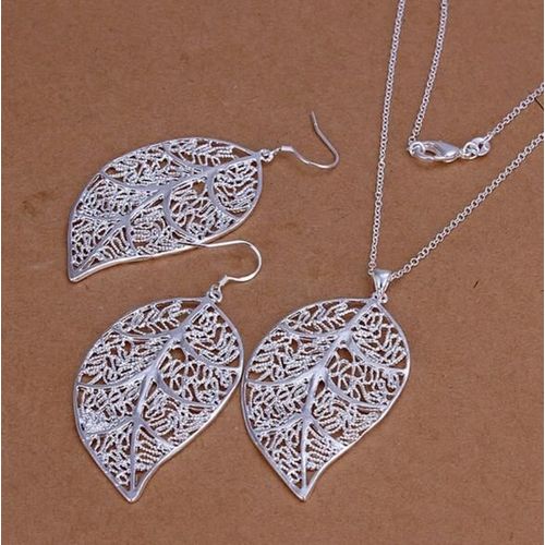Bijoux De Mariage Couleur Argent Pour Femmes, Vente En Gros, Collier Tendance, Boucle D'oreille, Ensemble De Fête, Qualité Supérieure, S222