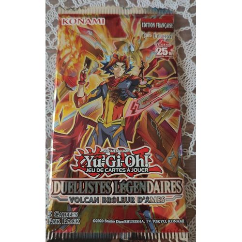 Booster Yu Gi Oh, Duellistes Légendaires, Volcan Brûleur D'âme.