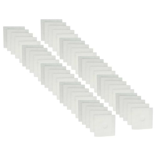 vhbw 50x Filtres à air compatible avec Helios ELS-VEO 60, ELS-VEO 100/60/30, ELS-VEO 100/60, ELS-VEO 100, ELS-VEIO 60 ventilateur