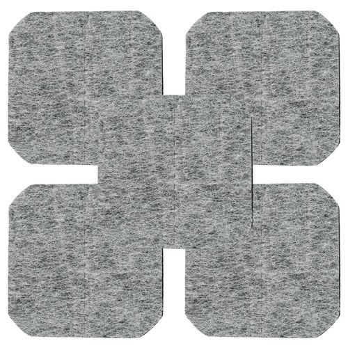 vhbw 5x Filtre à charbon actif compatible avec Tefal Super Classic 1000 Friteuse