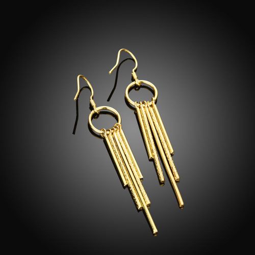 Boucles D'oreilles Créoles Couleur Or Argenté Pour Femme, Bijoux De Mariage, Style Goutte, Charmant, Mode, Épicéa, Jshe080
