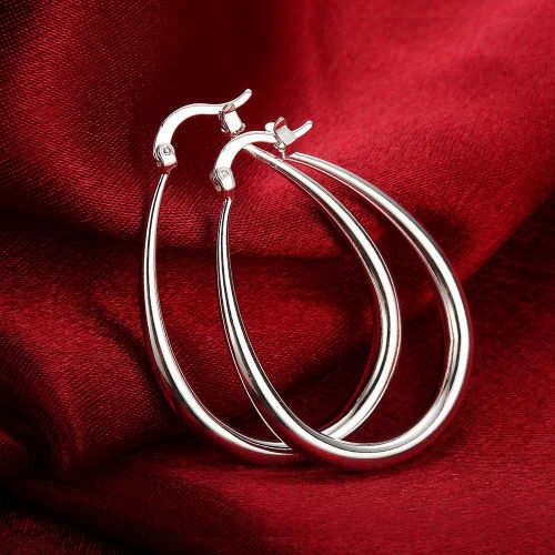 Boucles D'oreilles Créoles Couleur Or Argenté Pour Femme, Bijoux De Mariage, Style Goutte, Charmant, Mode, Épicéa, Jshe080