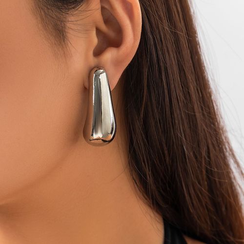 Lacteo-Boucles D'oreilles Pendantes À Maillons Multicouches Pour Femmes, Breloque Fleur En Métal, Grande Perle, Bijoux En Forme De Goutte D'eau, Bijoux De Fête, Document Doré, 216.239.