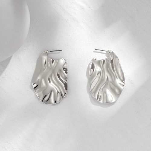 Lacteo-Boucles D'oreilles Pendantes À Maillons Multicouches Pour Femmes, Breloque Fleur En Métal, Grande Perle, Bijoux En Forme De Goutte D'eau, Bijoux De Fête, Document Doré, 216.239.