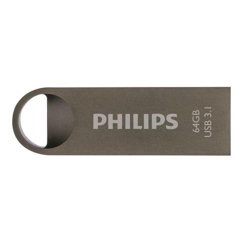 Philips FM64FD165B Moon edition 3.1 - Clé USB - 64 Go - USB 3.1