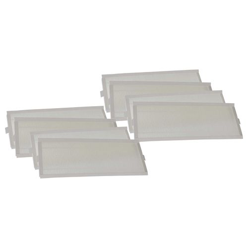 vhbw Lot de filtres compatible avec Zehnder ComfoAir Q600 ST Enthalpie appareil de ventilation - Filtre à air G4 / F7 (8 pcs), Blanc