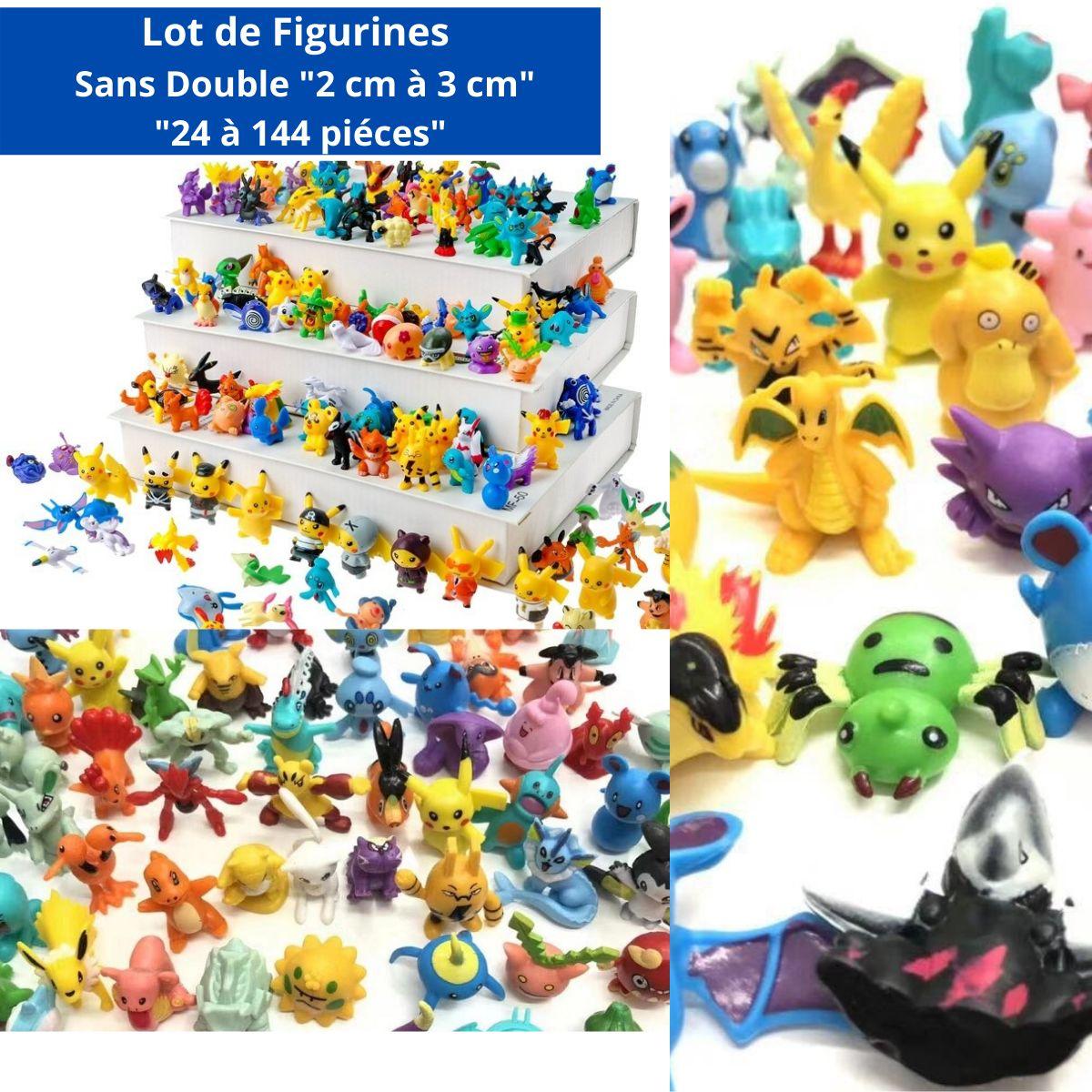 Lot de 24 mini-figurines Pokemon 2 à 3 cm