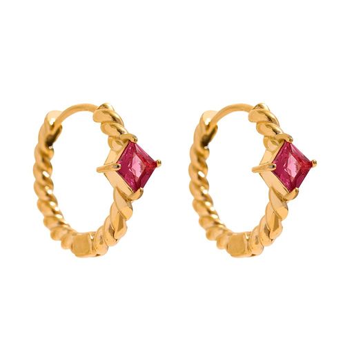 Yhpup-Boucles D'oreilles Créoles En Acier Inoxydable, Bijoux Géométriques Ronds, Exquis, Cubique, Contre-Indiqué, Chic, Mode Coréenne, Charme, Tarjuvenfree