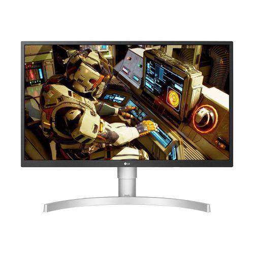 LG 27UL550P-W - Écran LED - 27" - 3840 x 2160 4K - IPS - 300 cd/m² - 1000:1 - HDR10 - 5 ms - 2xHDMI, DisplayPort